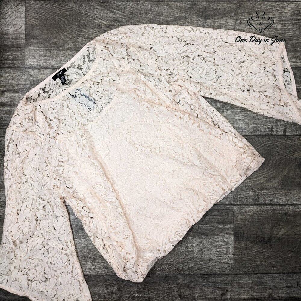 Alfani Lace Bubble Top Size XXL